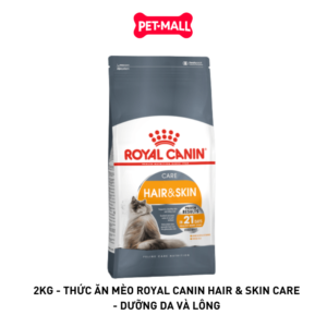 Thức ăn mèo Royal Canin HAIR & SKIN Care - Dưỡng da và lông Petmall - 2KG